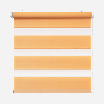 Rikmani Doppelrollo Fensterrollo ARD Duo-Rollo Klemmfixierung Zebrarollo Seitenzugrollo ohne Bohren,