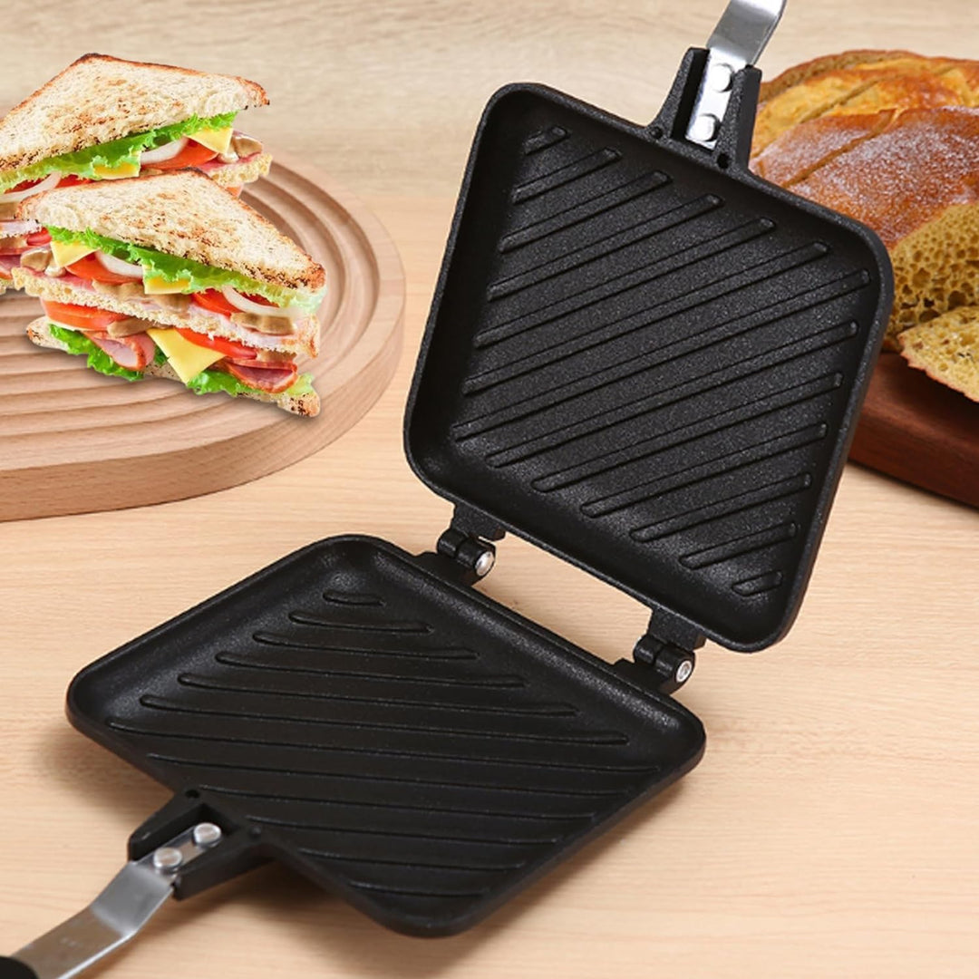 Sandwichmaker Camping Gerösteter Sandwichhersteller Nicht Stick Camping Toaster Schnellheiztoastie H