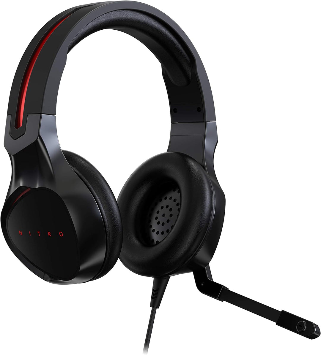 Acer Nitro Gaming Headset (anpassbares Kopfband, omnidirektionales Mikrofon, 100 dB Empfindlichkeit)