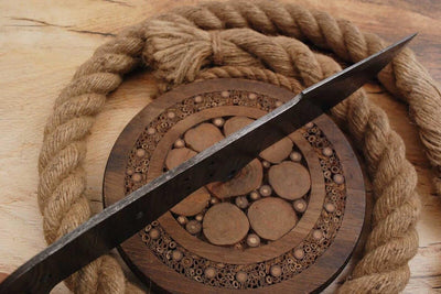 Damast Klinge Handgeschmiedete Damast Rohling Damascus blank blade 6029EA