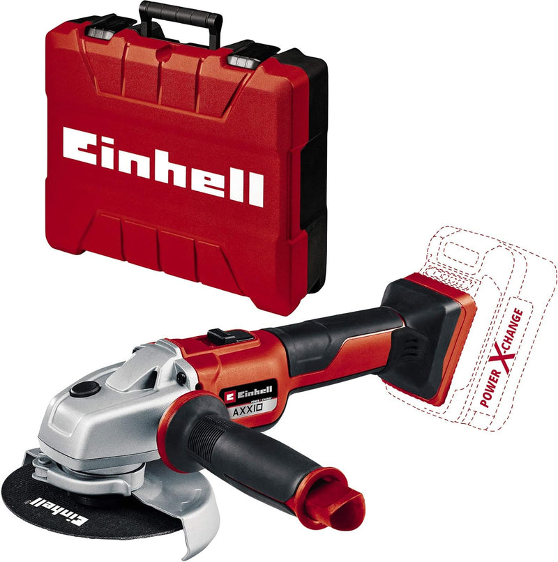 Einhell Akku-Winkelschleifer AXXIO Power X-Change (18 V, Li-Ion, ohne Akku, ohne Ladegerät und ohne