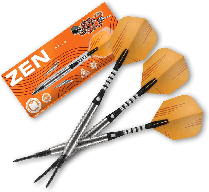 Shot Soft Darts Zen Dojo 80% Tungsten Softtip Darts Softdart 18 Gr, 18 Gr