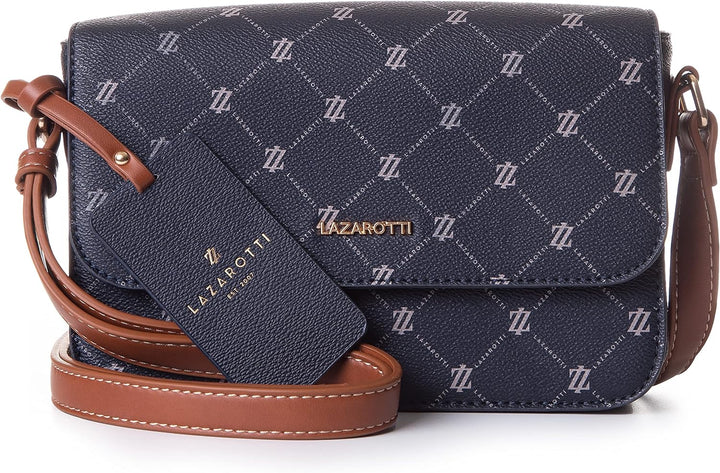 Lazarotti Palermo Umhängetasche Damen | verstellbarer Schultergurt | mittelgrosse Crossbody Bag | Sc