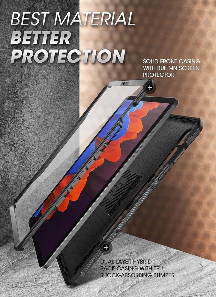 SUPCASE Unicorn Beetle Pro Hülle für Samsung Galaxy Tab S9 / S8 / S7 (11 Zoll), Bumper Case 360 Grad