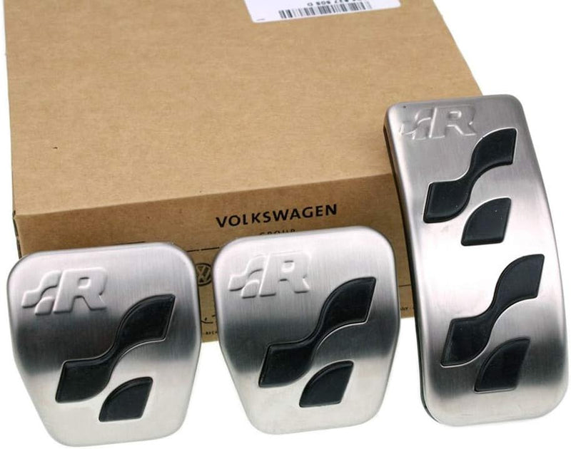 Volkswagen Original VW Ersatzteile R-Line R32 Pedalkappen Set (Golf IV Bora Polo Lupo..)