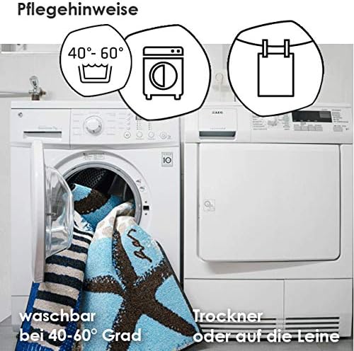 Salonloewe Rosina Wachtmeister Nuovo Girasole Fussmatte waschbar 050 x 075 cm Fussabtreter Schmutzfa