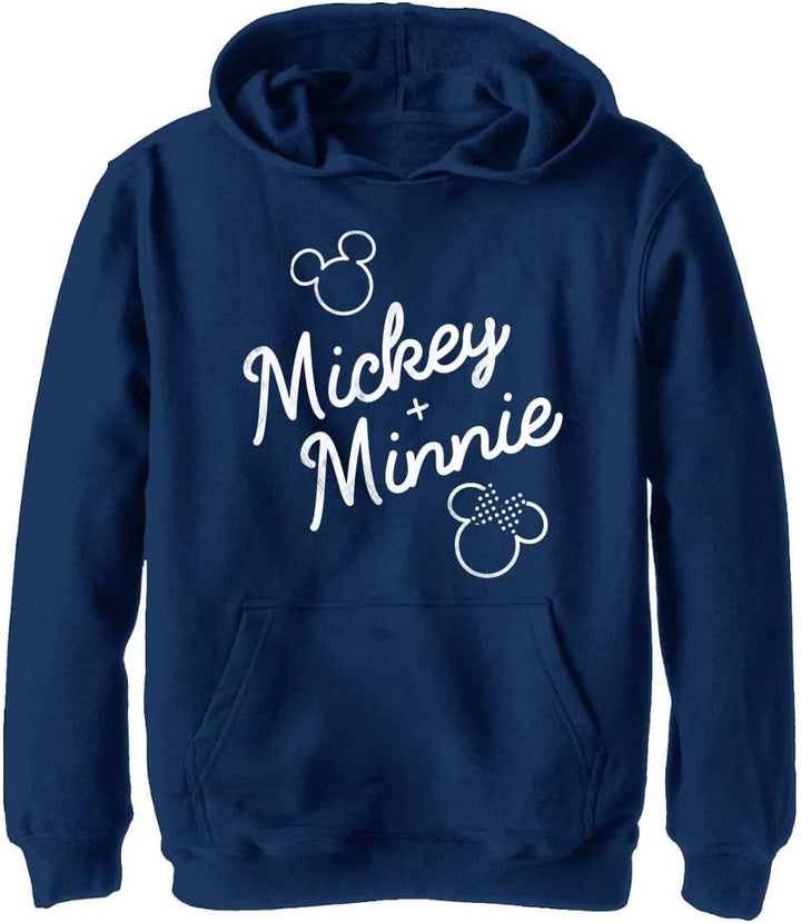 Disney Jungen Signed Together Hoodie, Marineblau Heather, L