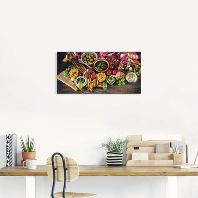 ARTland Leinwandbilder Wandbild Bild auf Leinwand 60x30 cm Ernährung & Genuss Lebensmittel Gemüse Fo