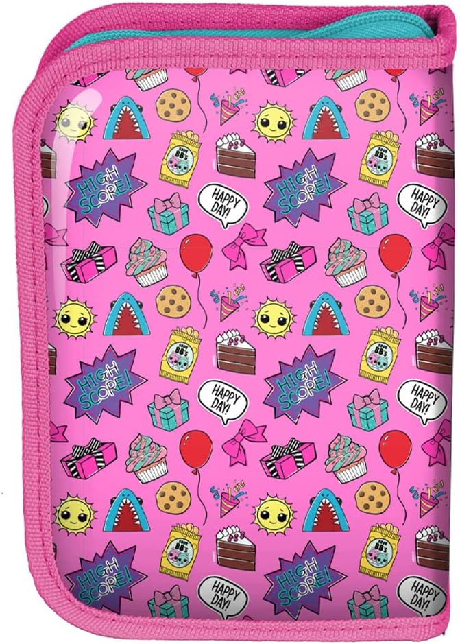 LOL Schulranzen Mädchen 1 Klasse Tornister Schulrucksack SET 3 tlg. L.O.L. für Grundschule ergonomis