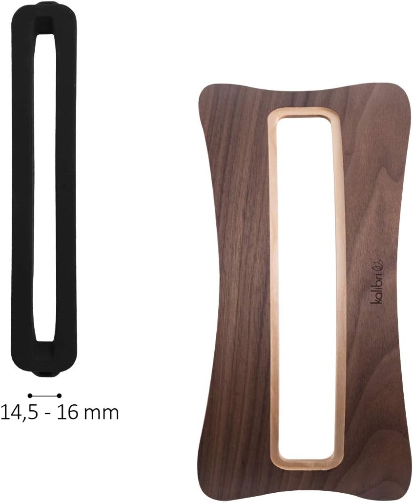 kalibri Laptop Ständer Notebook Stand - Halterung aus Holz - 1x Silikoneinsatz für MacBook/Air Retin