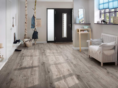 Krono Original K395 Castello Classic Laminatfussboden, Grau Tornado Oak, Tornado Oak