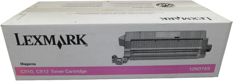 Lexmark 12 N0769 Toner Tonerkassette für Laserdrucker (14000 Seiten, C910 N C910DN C910 C912 N C912D