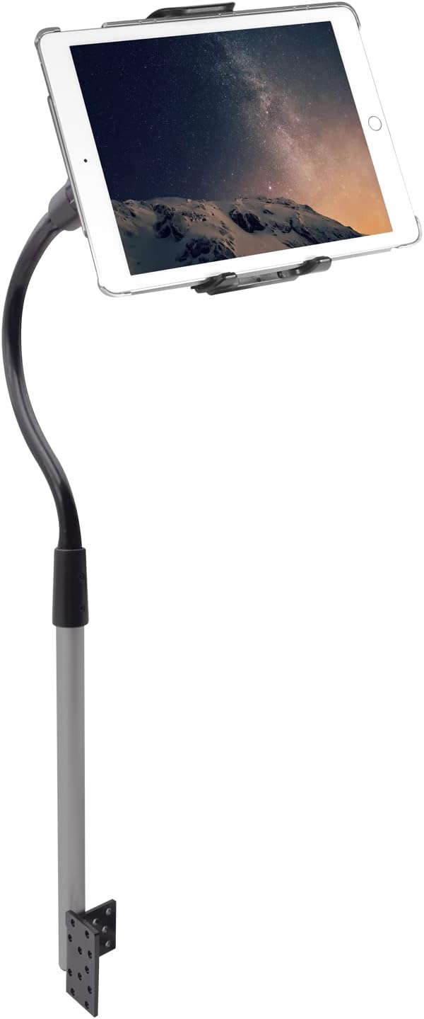 Macally CARFLOORMOUNT, anschraubbare Auto-Halterung für Auto-/LKW-Sitzschiene, verstellbar für Handy