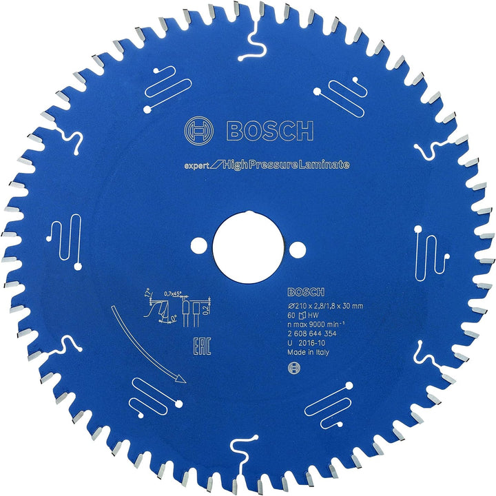 Bosch Professional 1x Kreissägeblatt Expert for High-Pressure Laminate (für Hochdruck-Schichtpressst