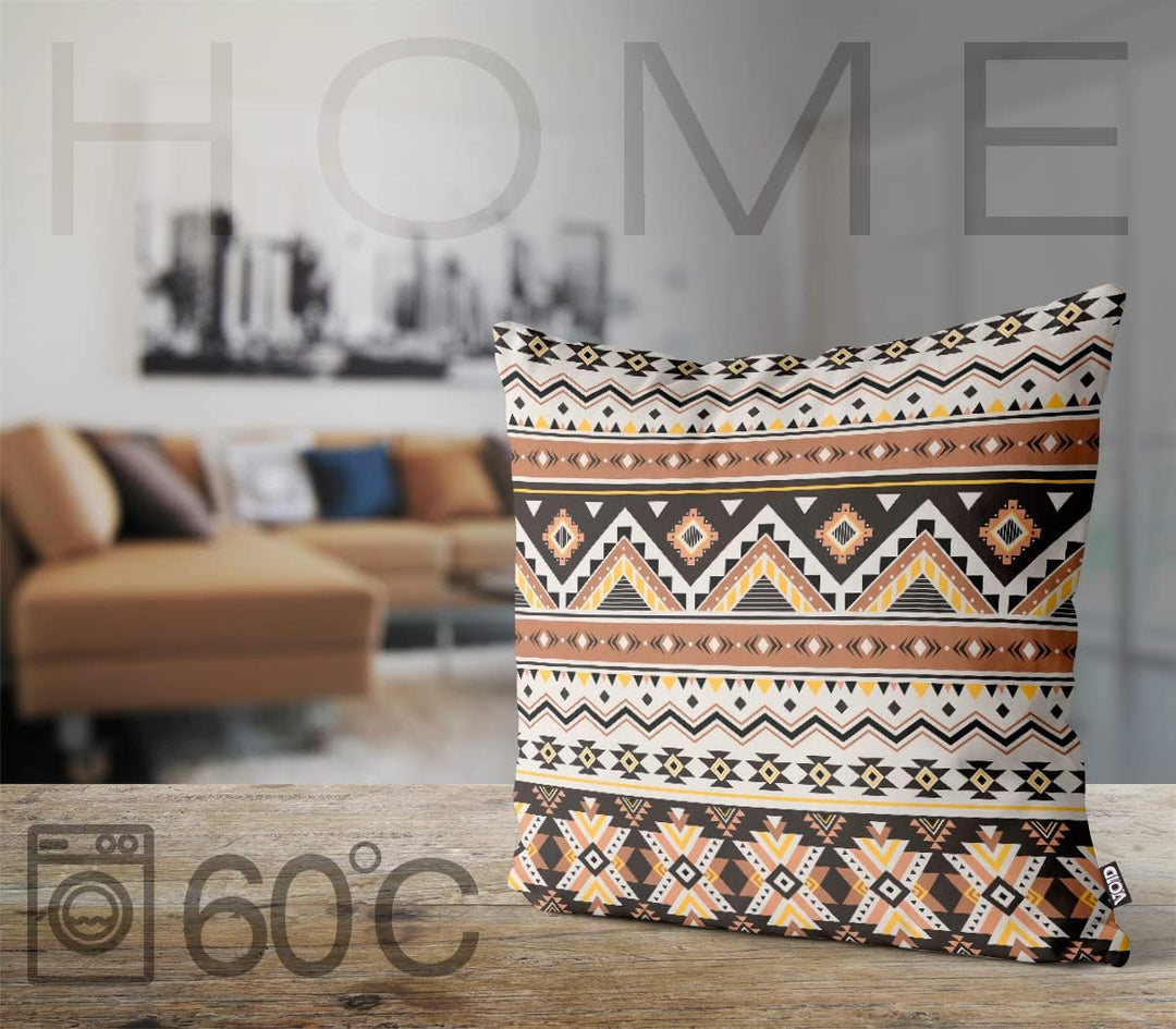 VOID Azteken Ethno Muster Kissenbezug Kissenhülle Sofakissen Kissen Deko Outdoor-Kissen Dekokissen,