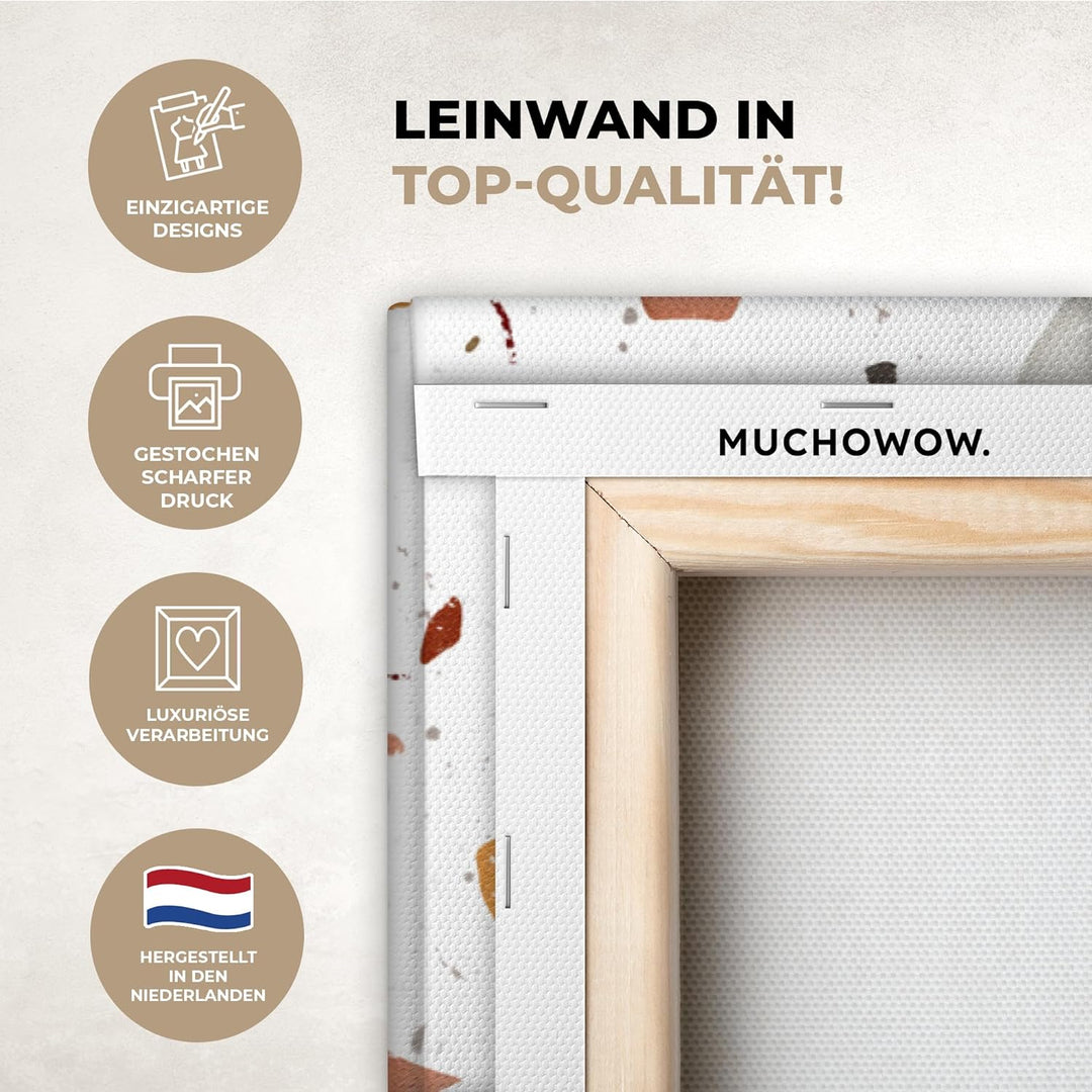 MuchoWow© Bilder Gross 120x80 cm XXL Wohnzimmer Deko Modern Wandbild Foto auf Leinwand Bild Schlafzi