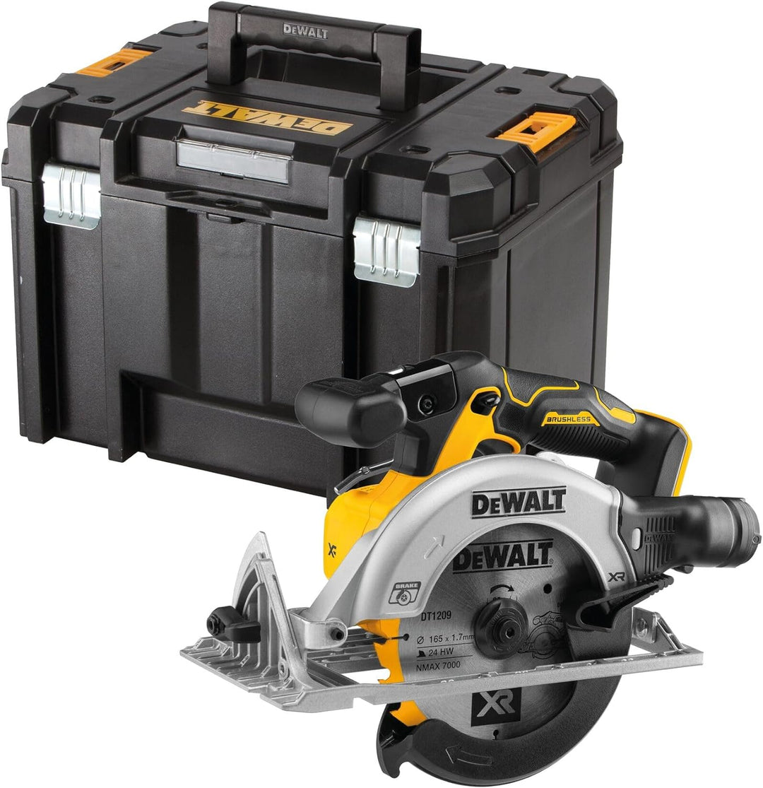 Dewalt 18V XR Akku-Handkreissäge DCS565NT (bürstenloser Motor, mit integrierter LED & Blasvorrichtun