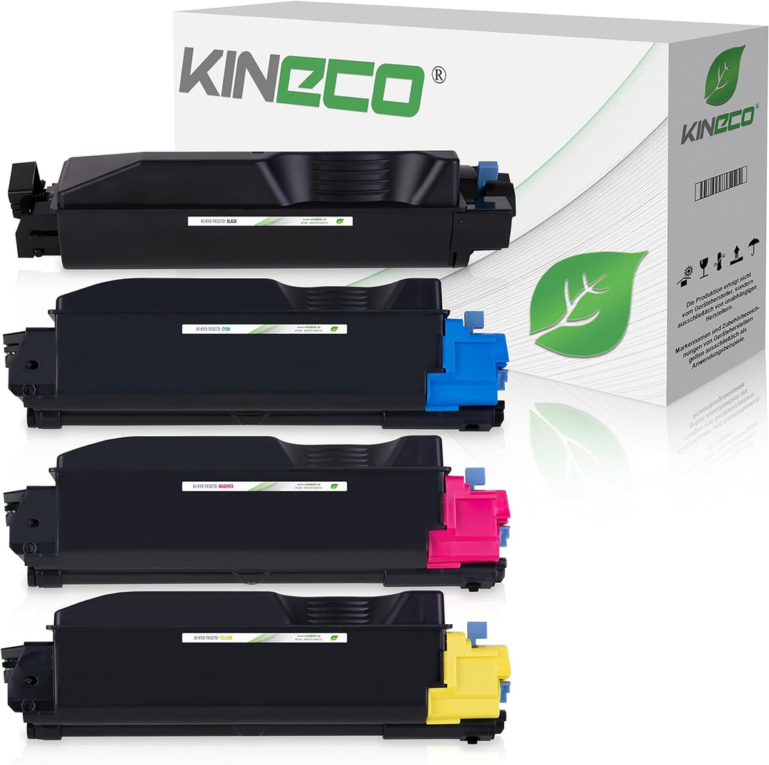Kineco Set 4 Toner kompatibel für Kyocera TK5270 TK-5270 ECOSYS M6230cidn M6230cidnt M6630cidn P6230