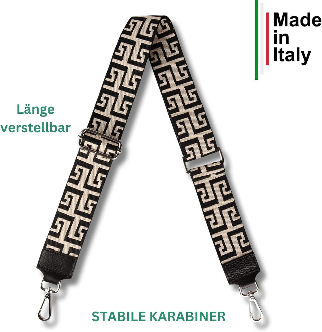 MIRROSI® Bauchtasche Damen, Echtleder, Made in Italy, Umhängetasche, Brusttasche, Crossbody Bag (1 T