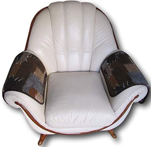 Alpenwolle Sesselschoner Sessel- und Armlehnenschoner Patchwork 3 Teilig