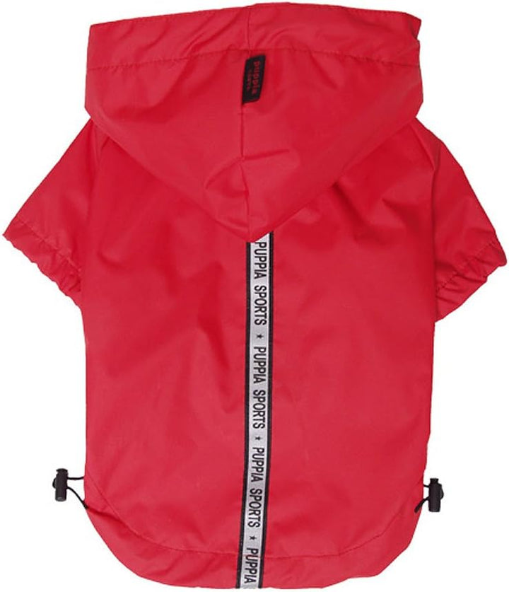 Puppia Base Jumper Regenmantel für Hunde L rot, L rot