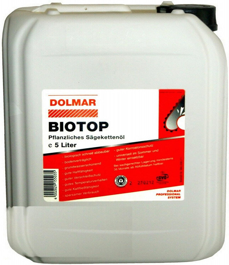 Makita 980008211 980008211 Biotop Kettenöl (biologisch abbaubar), 5 Lithium-Ionen, Schwarz