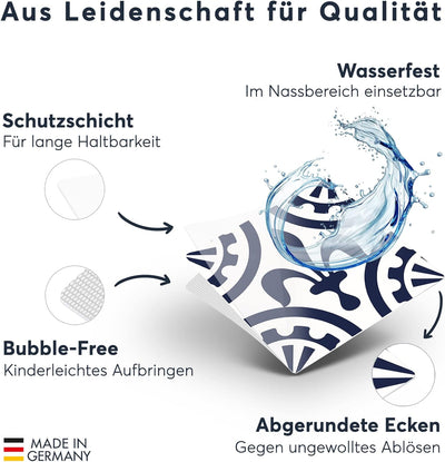 CREATISTO Mosaik Klebefliesen Stickerfliesen Fliesenfolie - Aufkleber Folie für Fliesen I Stickerfli