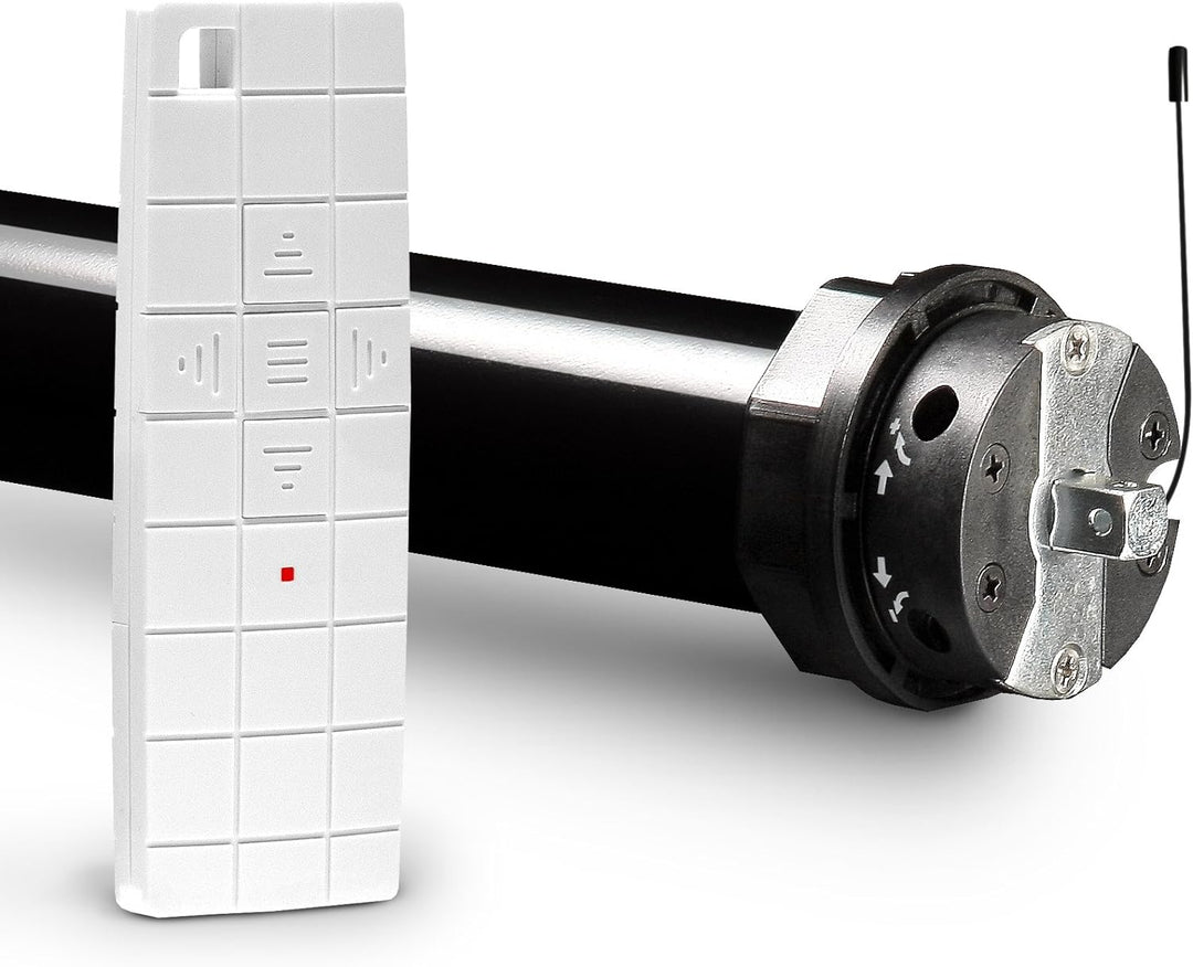 NOBILY Rolladen-Komplett-Set f. 60mm Achtkantwelle Mechanischer Funk Maxi-Rolladenmotor PR5 30Nm + M