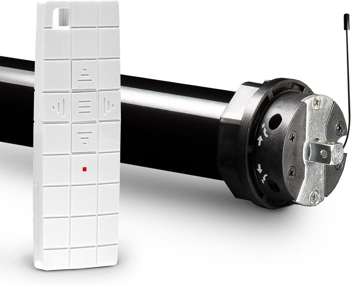 NOBILY Rolladen-Komplett-Set f. 60mm Achtkantwelle Mechanischer Funk Maxi-Rolladenmotor PR5 30Nm + M