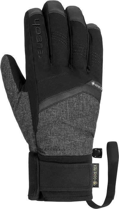 Reusch Herren Handschuhe Blaster Gore-tex Extra Warm, Wasserdicht, Atmungsaktiv 7 schwarz / grau, 7