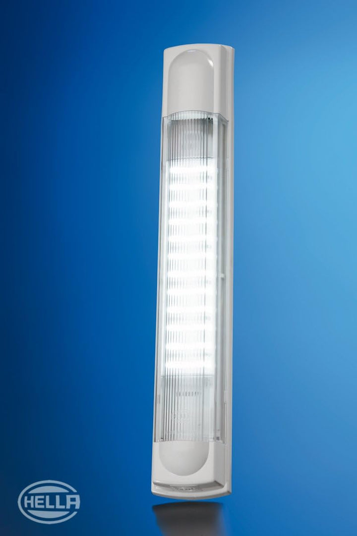 HELLA - Innenraumleuchte - LED - 12/24V - 4.8W - LED - 4000K - Anbau - Lichtscheibenfarbe: glasklar