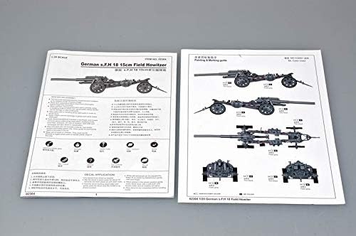 Trumpeter 02304 Modellbausatz German 15cm s.FH 18 Field Howitzer