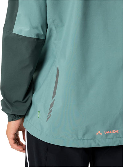 VAUDE Women's Moab Rain Jacket II - Regenjacke Damen - wasserdichte Radjacke 44 dusty moss, 44 dusty