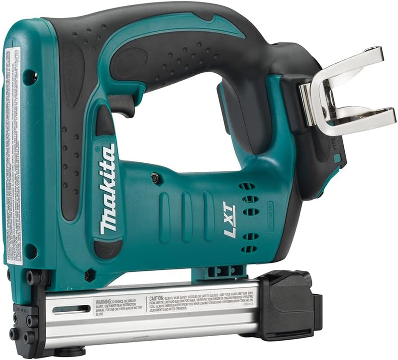 Makita DST221Z Tacker 18,0 V (ohne Akku, ohne Ladegerät), 18 V, Blau, Silber & F-32676 Klammer 10-19