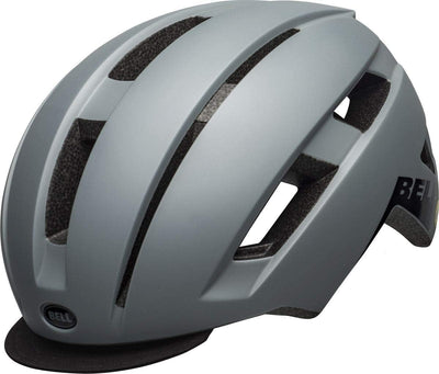 Bell Herren Daily Led MIPS Fahrradhelme, Matte Gray/Black 21, Einheitsgrösse