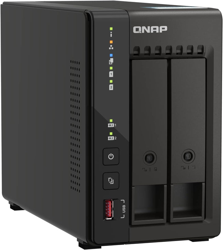QNAP TS-253E-8G NAS System 2-Bay Enclosure Gehäuse, Enclosure Gehäuse