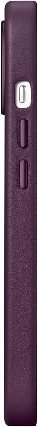 Mobiskin Hülle kompatibel mit Apple iPhone 14 Plus (6,7 Zoll), Handyhülle mit echtem Leder, Case, Sc