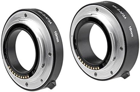 Automatik-Makro-Zwischenringe Extension Tube für Sony E-Mount Kameras, Meike MK-S-AF3A Metall, Metal