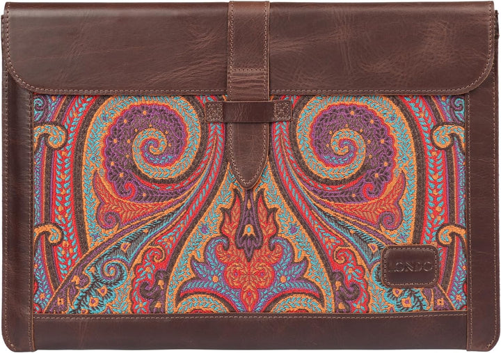 Londo Echtleder Tasche, Hülle für MacBook Pro – 13,3 & 13 Zoll und iPad Pro 12.9 Zoll Kompatibel mit