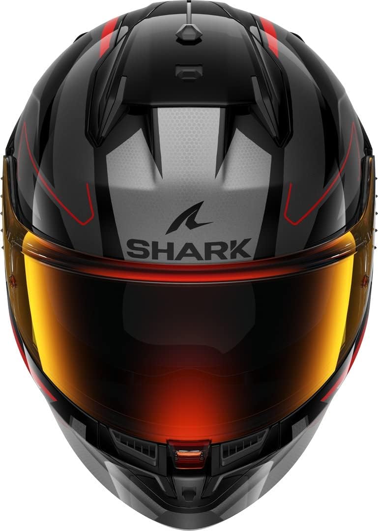 SHARK, Integralhelme Motorrad D-SKWAL 3 SIZLER Black Anthracite red KAR, XS