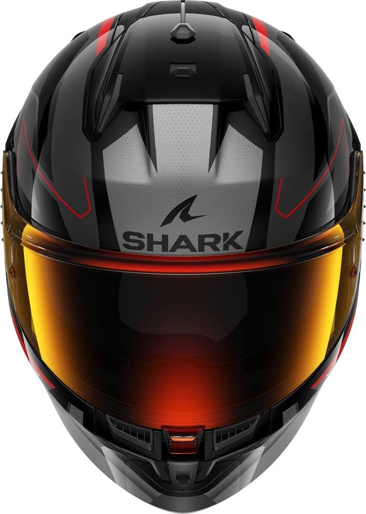 SHARK, Integralhelme Motorrad D-SKWAL 3 SIZLER Black Anthracite red KAR, XS