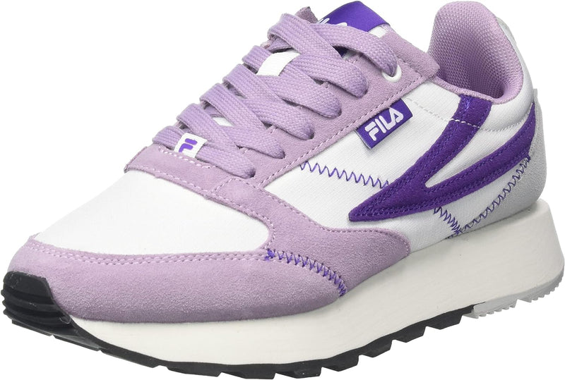 FILA Damen Run Formation Wmn Sneaker 38 EU White Fair Orchid, 38 EU White Fair Orchid