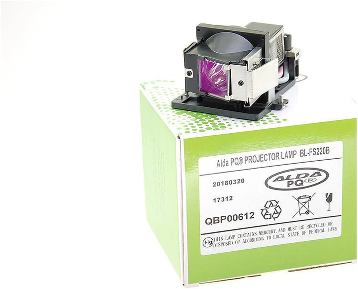 Alda PQ-Premium, Beamerlampe/Ersatzlampe kompatibel mit BL-FS220B für OPTOMA TW1692, TX7156 Projekto