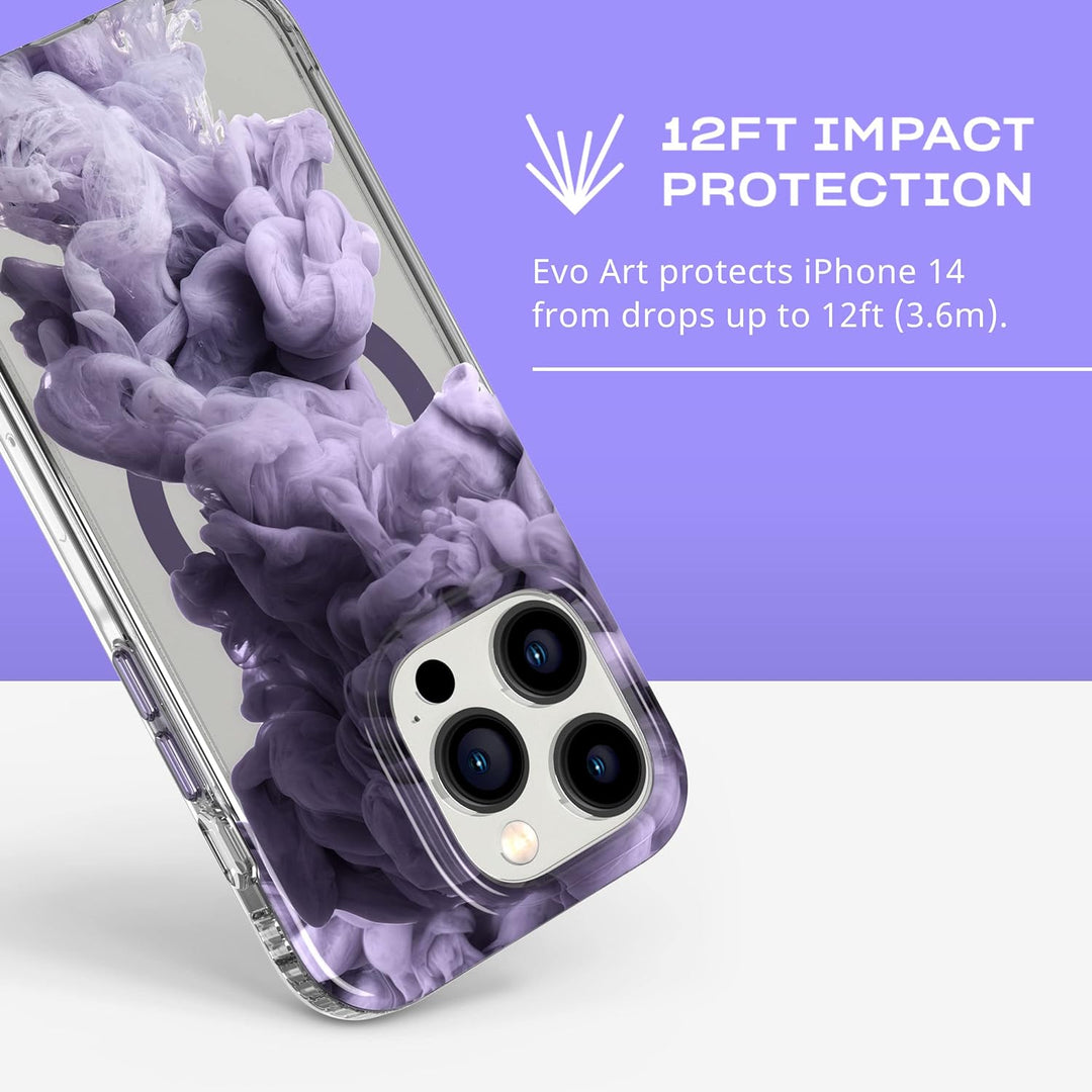 tech21 iPhone 14 Pro Evo Art Kompatibel mit MagSafe® - Schutzhülle mit exklusivem Artwork, Kratzfest