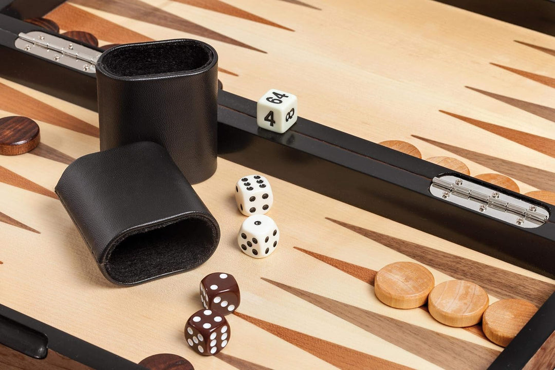 Philos 2518 Schach-Backgammon-Dame-Set, Feld 40cm