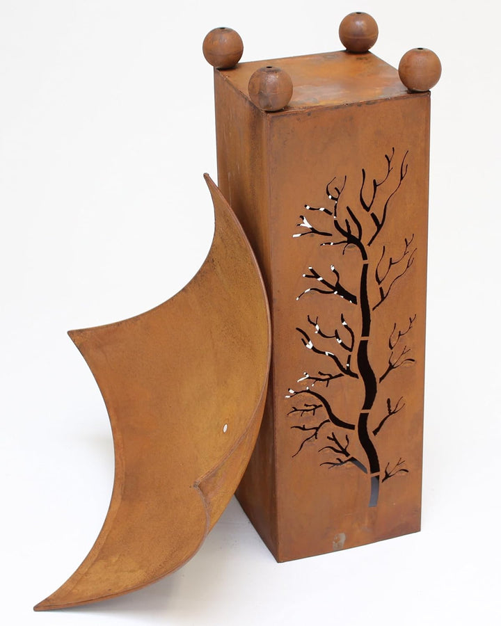 Säule Feuerschale, 2-teilig, Dekosäule, Pflanzsäule