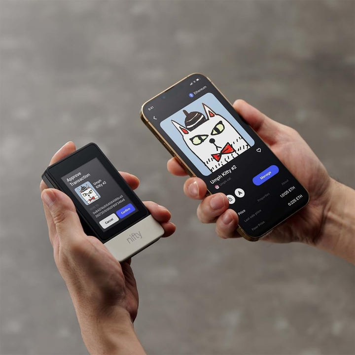 SecuX Nifty – Preisgekrönte All-in-One-NFT- und Krypto-Hardware-Wallet mit einem 2,8-Zoll-Farb-Touch