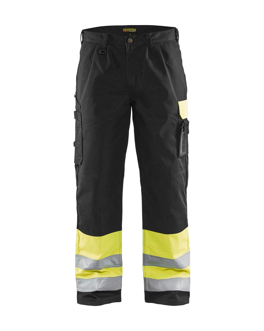 Blaklader 15841860 Hose mit hoher Sichtbarkeit, gelb/ schwarz, grootte C54 C54 Dark Yellow / Black,