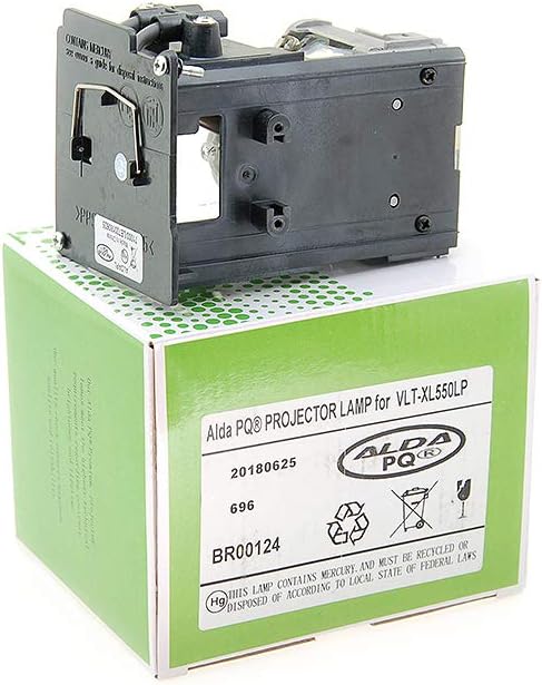 Alda PQ Premium, Beamer Lampe kompatibel mit MITSUBISHI XL1550, XL1550U, XL2550, XL550U, VLT-XL550LP