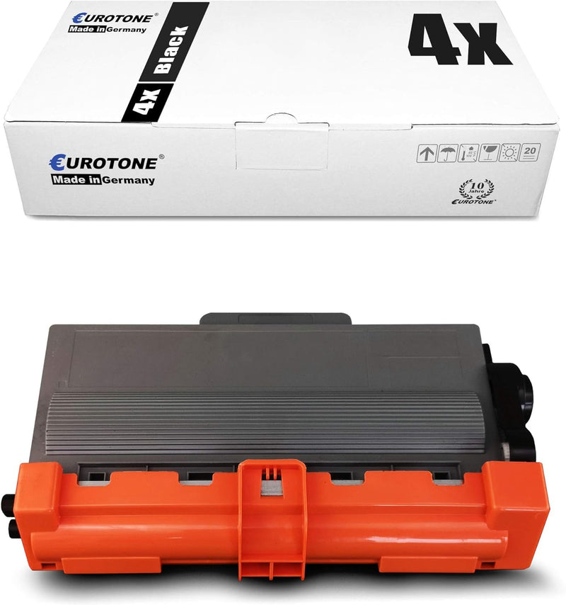 4X Müller Printware Toner für Brother DCP 8110 8155 8250 DN ersetzt TN3380 Schwarz TN-3380 Black 4x